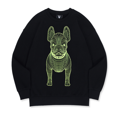 Áo Sweater Life Work - Radok Big Logo SweatShirt - Deep Black