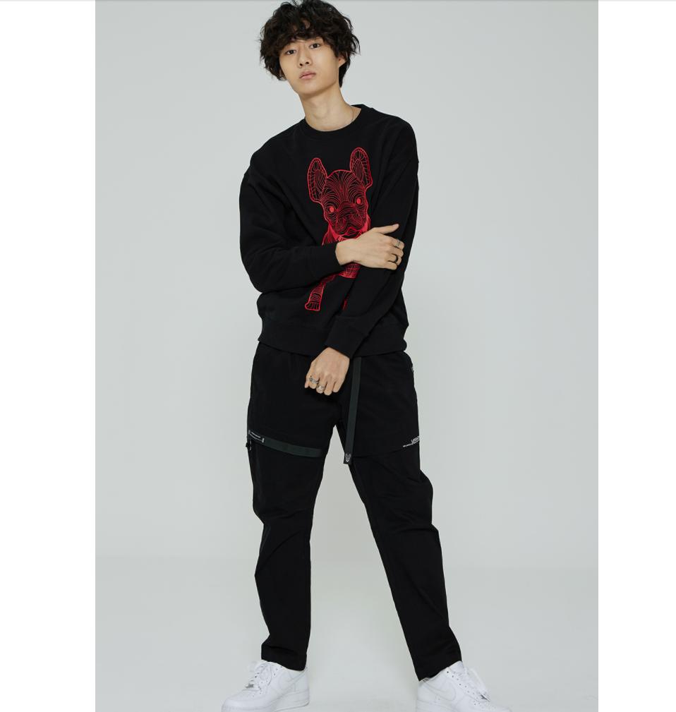  Áo Sweater Life Work - Radok Big Logo Short Sleeve SweatShirt - Black 