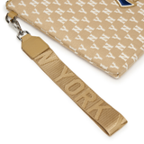  Túi Cầm Tay - MLB Korea - MONOGRAM JACQUARD DIGITAL DEVICE POUCH M NEW YORK YANKEES - 3APOM012N-50BGD 