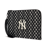  Túi Cầm Tay - MLB Korea - MONOGRAM JACQUARD DIGITAL DEVICE POUCH M NEW YORK YANKEES - 3APOM012N-50BKS 