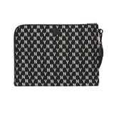  Túi Cầm Tay - MLB Korea - MONOGRAM JACQUARD DIGITAL DEVICE POUCH M NEW YORK YANKEES - 3APOM012N-50BKS 