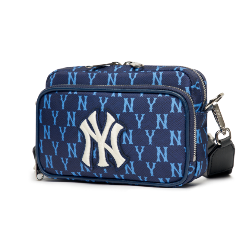  Túi Đeo Chéo MLB Korea - MONOGRAM MINI CROSSBODY BAG NEWYORK YANKEES - 3ACRS012N-50NYL 