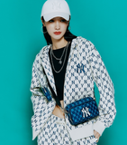  Túi Đeo Chéo MLB Korea - MONOGRAM MINI CROSSBODY BAG NEWYORK YANKEES - 3ACRS012N-50NYL 