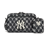  Túi Đeo Chéo MLB Korea - MONOGRAM MINI CROSSBODY BAG NEWYORK YANKEES - 3ACRS012N-50BKS 