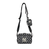  Túi Đeo Chéo MLB Korea - MONOGRAM MINI CROSSBODY BAG NEWYORK YANKEES - 3ACRS012N-50BKS 