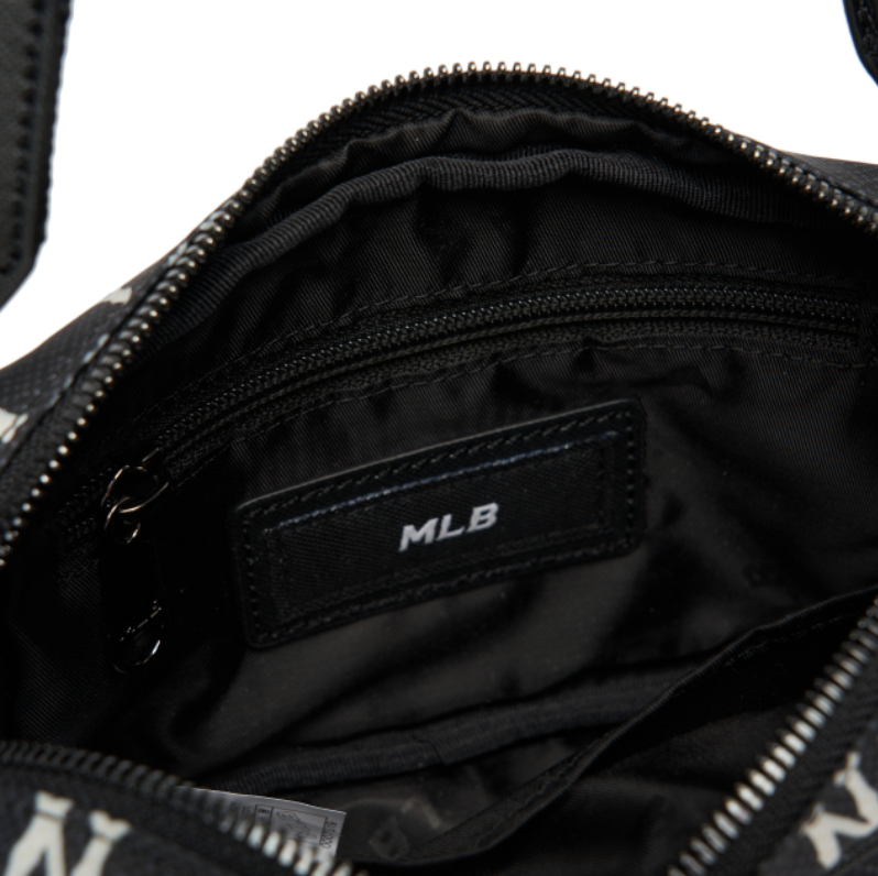  Túi Đeo Chéo MLB Korea - MONOGRAM MINI CROSSBODY BAG NEWYORK YANKEES - 3ACRS012N-50BKS 