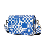  Túi MLB Korea - CHECKERBOARD MINI CROSS BAG LA DODGERS - 3ACRS042N-07BLD 