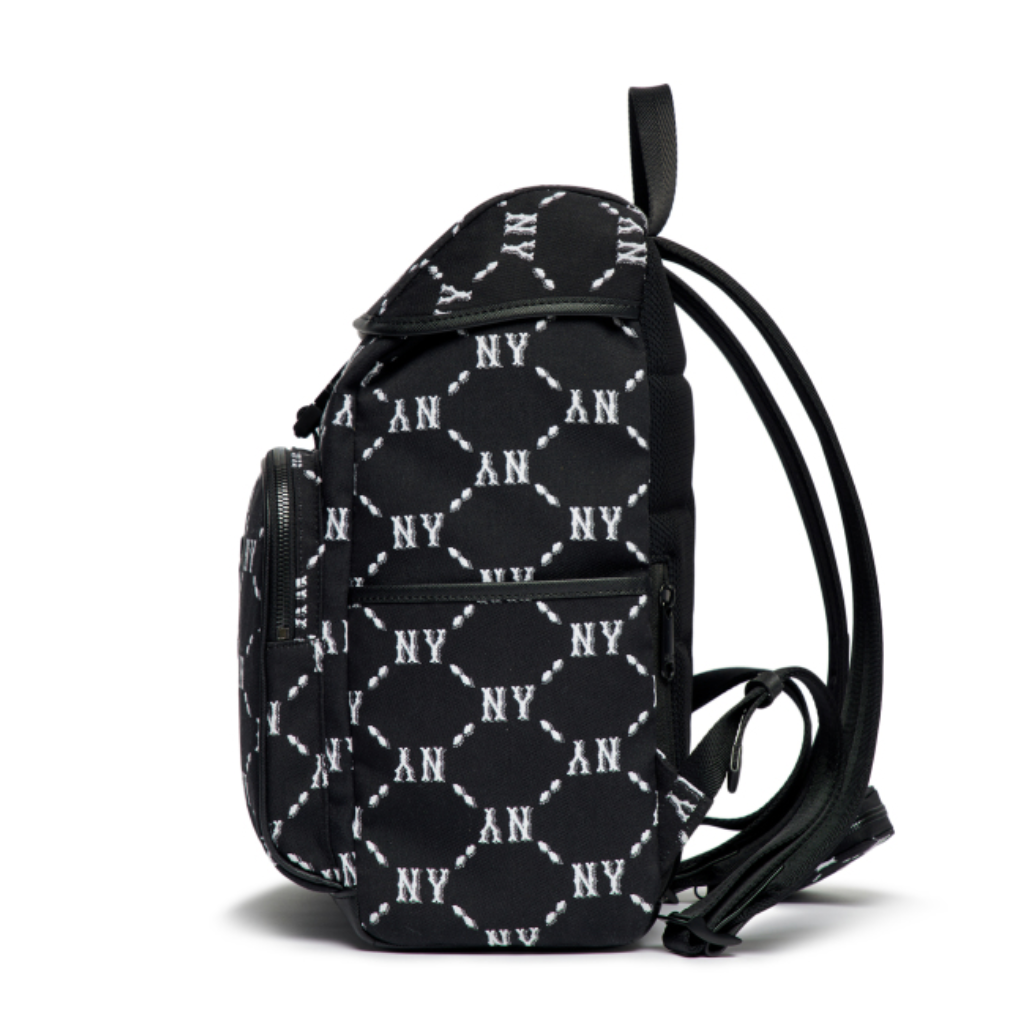 Balo MLB Korea - MONOGRAM DIAMOND JACQUARD BACKPACK NEW YORK
