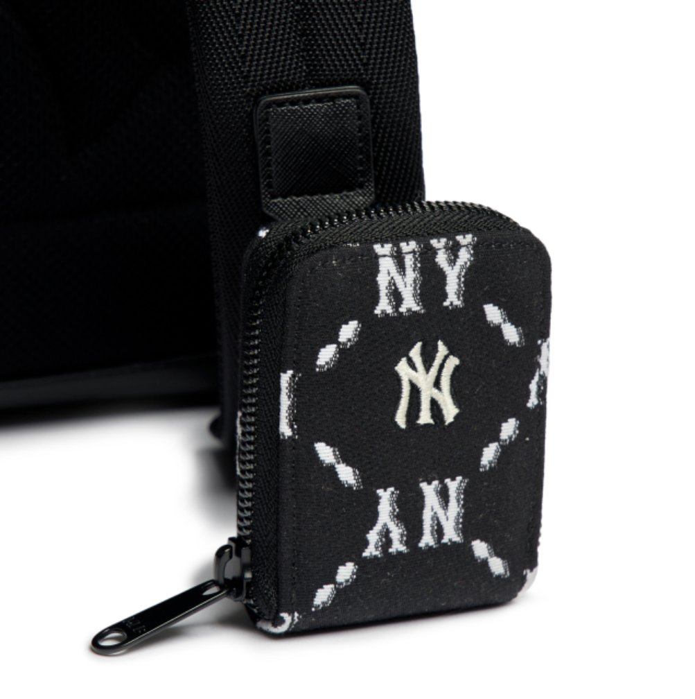 ●MLB Korea● Diamond Monogram Sportive Backpack NY DBeige 3 DIA MONOGRAM SPORTIVE BACKPACK NEW YORK YANKEES (3ABKM035N