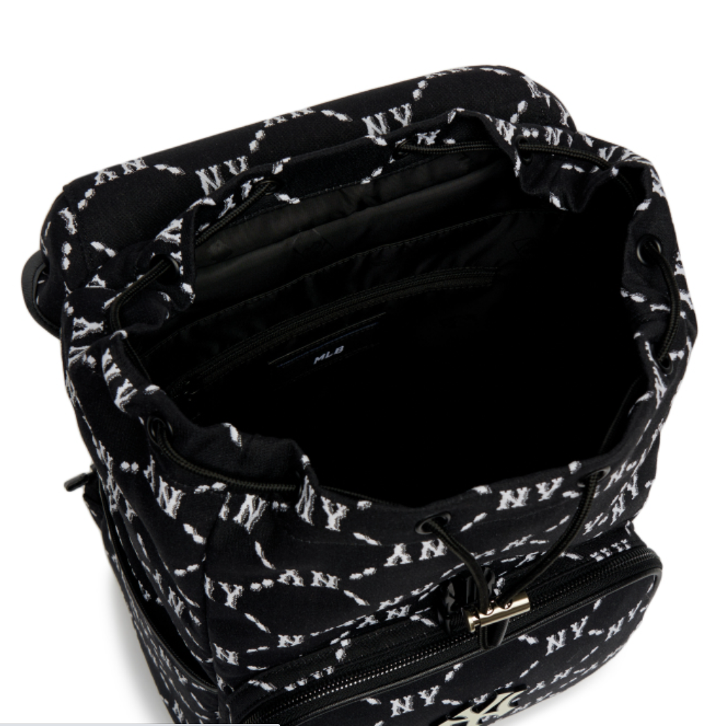 Balo MLB Korea - MONOGRAM DIAMOND JACQUARD BACKPACK NEW YORK