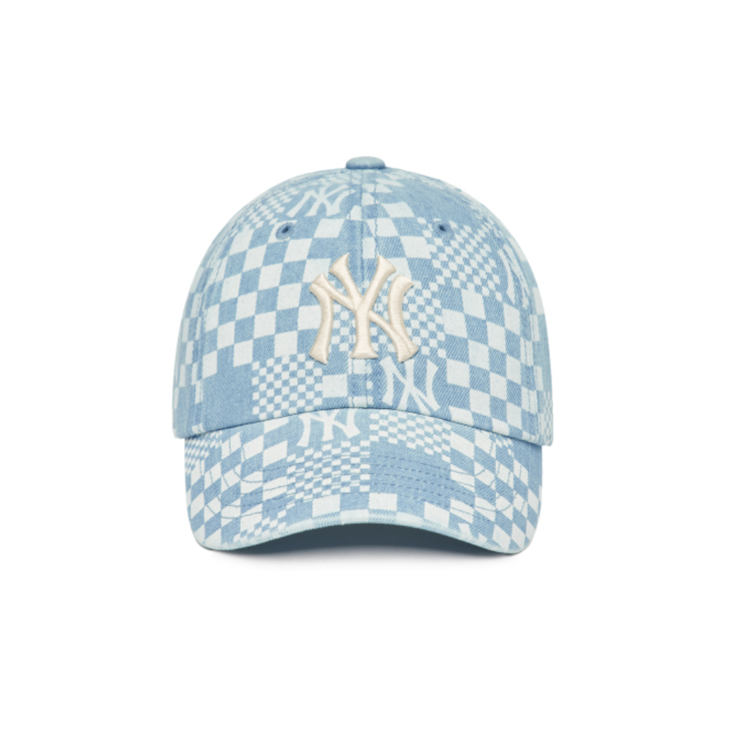  Nón MLB - CHECKERBOARD DENIM UNSTRUCTURED BALL CAP NEW YORK YANKEES - 3ACP8602N-50BLL 