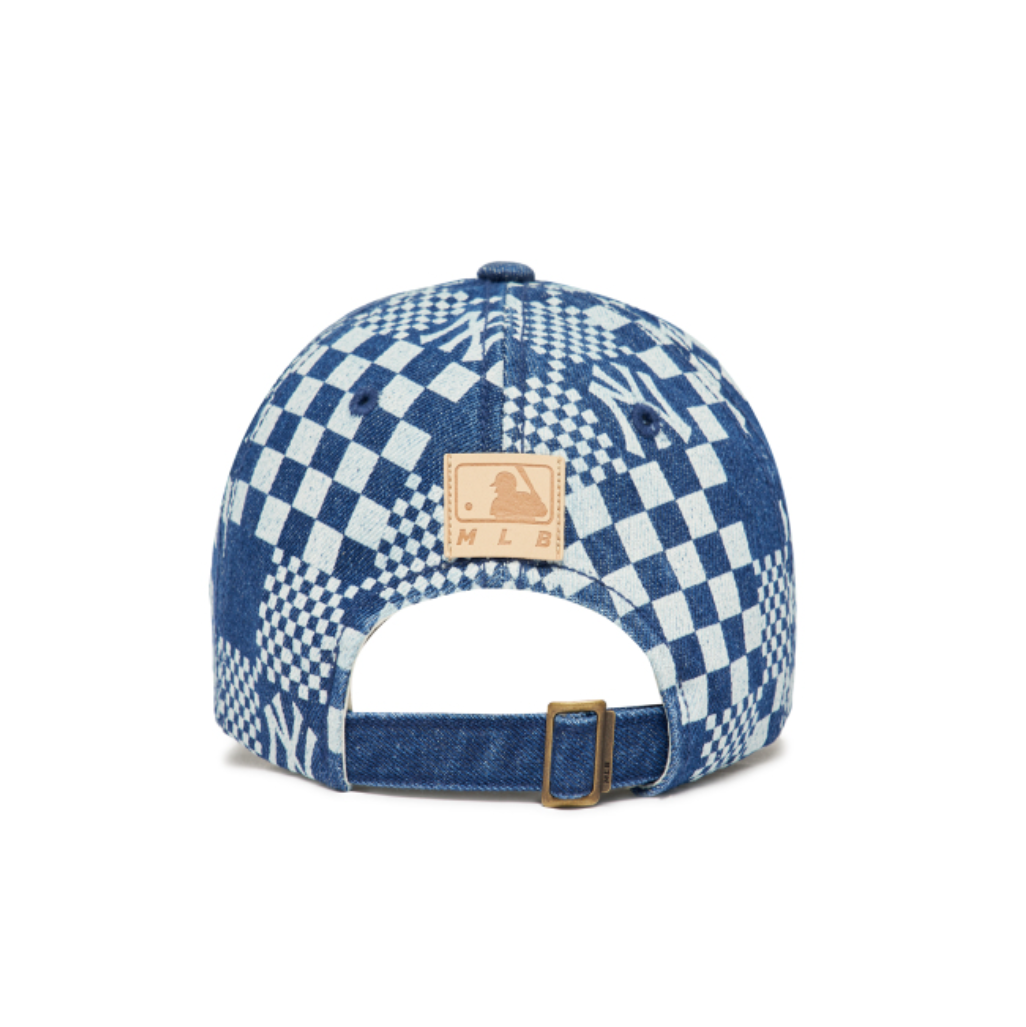  Nón MLB - CHECKERBOARD DENIM UNSTRUCTURED BALL CAP NEW YORK YANKEES - 3ACP8602N-50BLS 