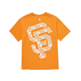  Áo thun MLB -  CHECKERBOARD BACKLOG SHORT SLEEVE T-SHIRT SAN FRANCISCO GIANTS - 3ATSM8023-14ORS 