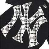  Áo thun MLB -  CHECKERBOARD BACK LOGO SHORT SLEEVE T-SHIRT NEW YORK YANKEES - 3ATSM8023-50BKS 