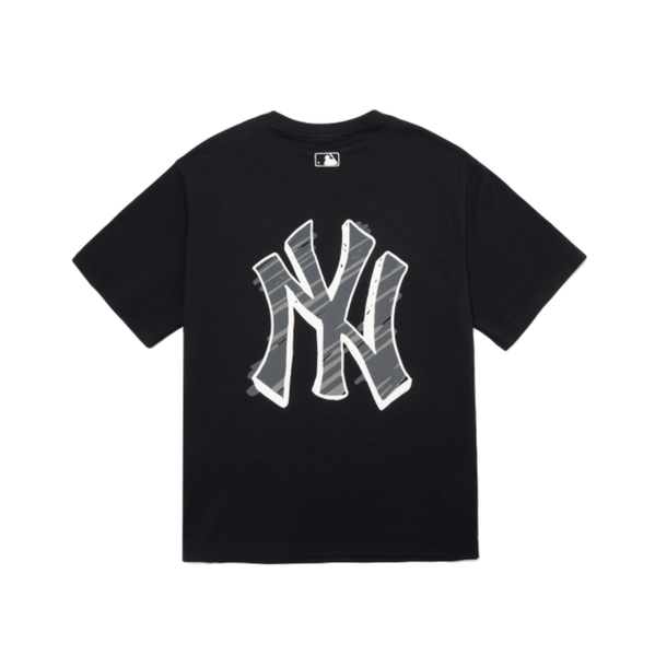  Áo thun MLB - BASIC BACK LOGO SHORT SLEEVE T-SHIRT NEW YORK YANKEES - 3ATS03023-50BKS 