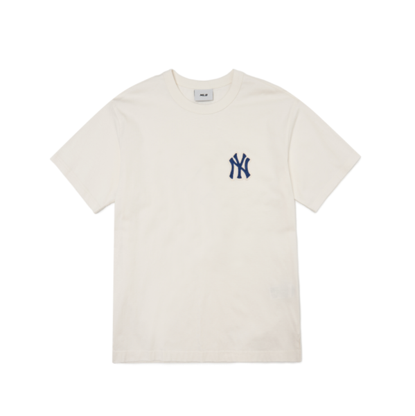  Áo thun MLB - BASIC MONOGRAM BACK LOGO SHORT SLEEVE T-SHIRT NEW YORK YANKEES - 3ATSM2023-50CRS 