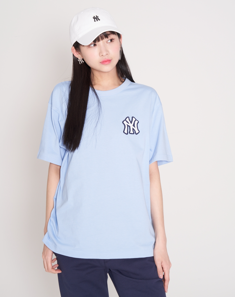  Áo thun MLB - BASIC MONOGRAM BACK LOGO SHORT SLEEVE T-SHIRT NEW YORK YANKEES - 3ATSM2023-50BLL 