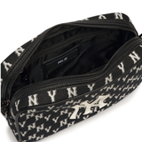  Túi MLB Korea - MONOGRAM DENIM CROSS BAG NEW YORK YANKEES - 3ACRM012N-50BKS 