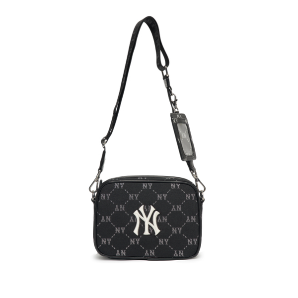  Túi MLB Korea - DIAMOND MONOGRAM JQD CAMERA BAG NEW YORK YANKEES - 7ACRM012N-50BKS 