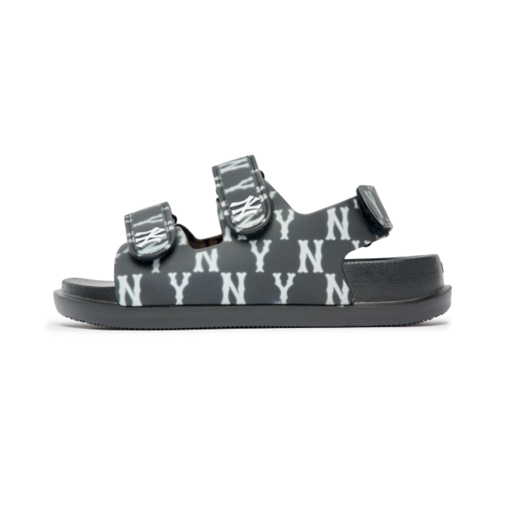  GIÀY SANDAL MLB - CHUNKY SANDALS MONOGRAM NEW YORK YANKEES - 3ASDSD423-50BKS 