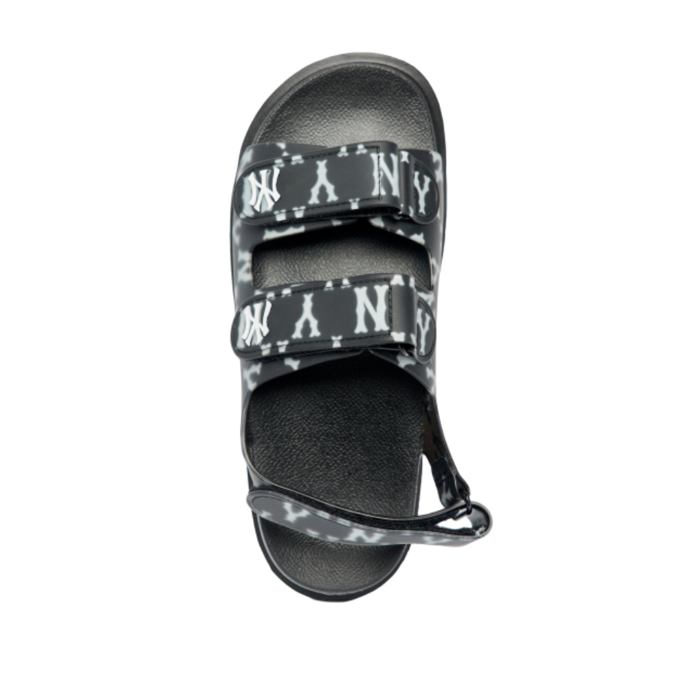  GIÀY SANDAL MLB - CHUNKY SANDALS MONOGRAM NEW YORK YANKEES - 3ASDSD423-50BKS 