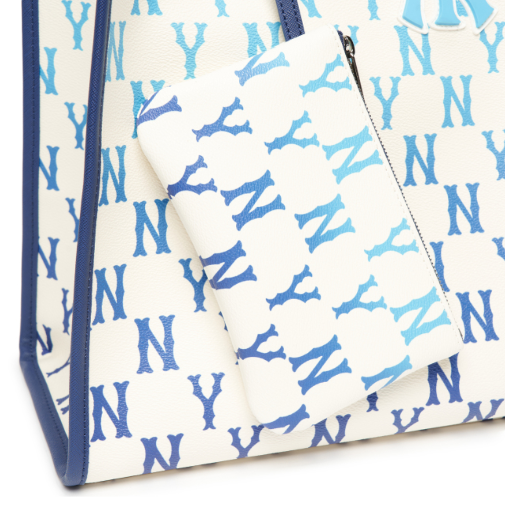  Túi MLB Korea - MONOGRAM GRADATION TOTE BAG NEW YORK YANKEES - 3AORL0523-50BLS 