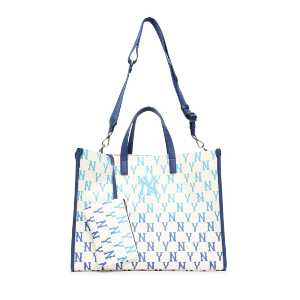  Túi MLB Korea - MONOGRAM GRADATION TOTE BAG NEW YORK YANKEES - 3AORL0523-50BLS 