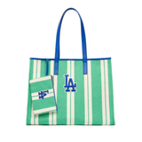  Túi MLB Korea - ETHNIC STRIPE TOTE BAG LA DODGERS - 3AORL0323-07MTS 