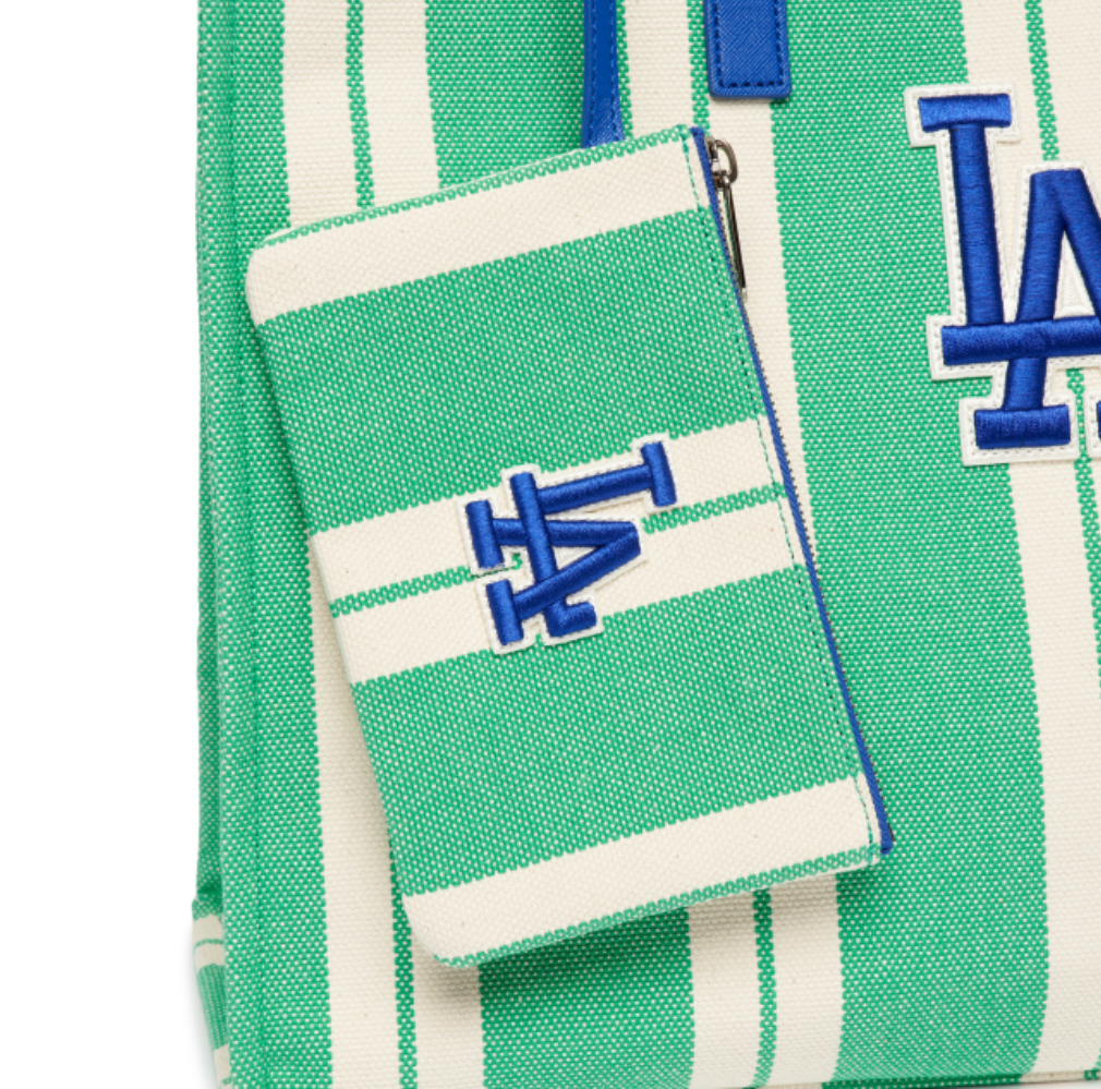  Túi MLB Korea - ETHNIC STRIPE TOTE BAG LA DODGERS - 3AORL0323-07MTS 