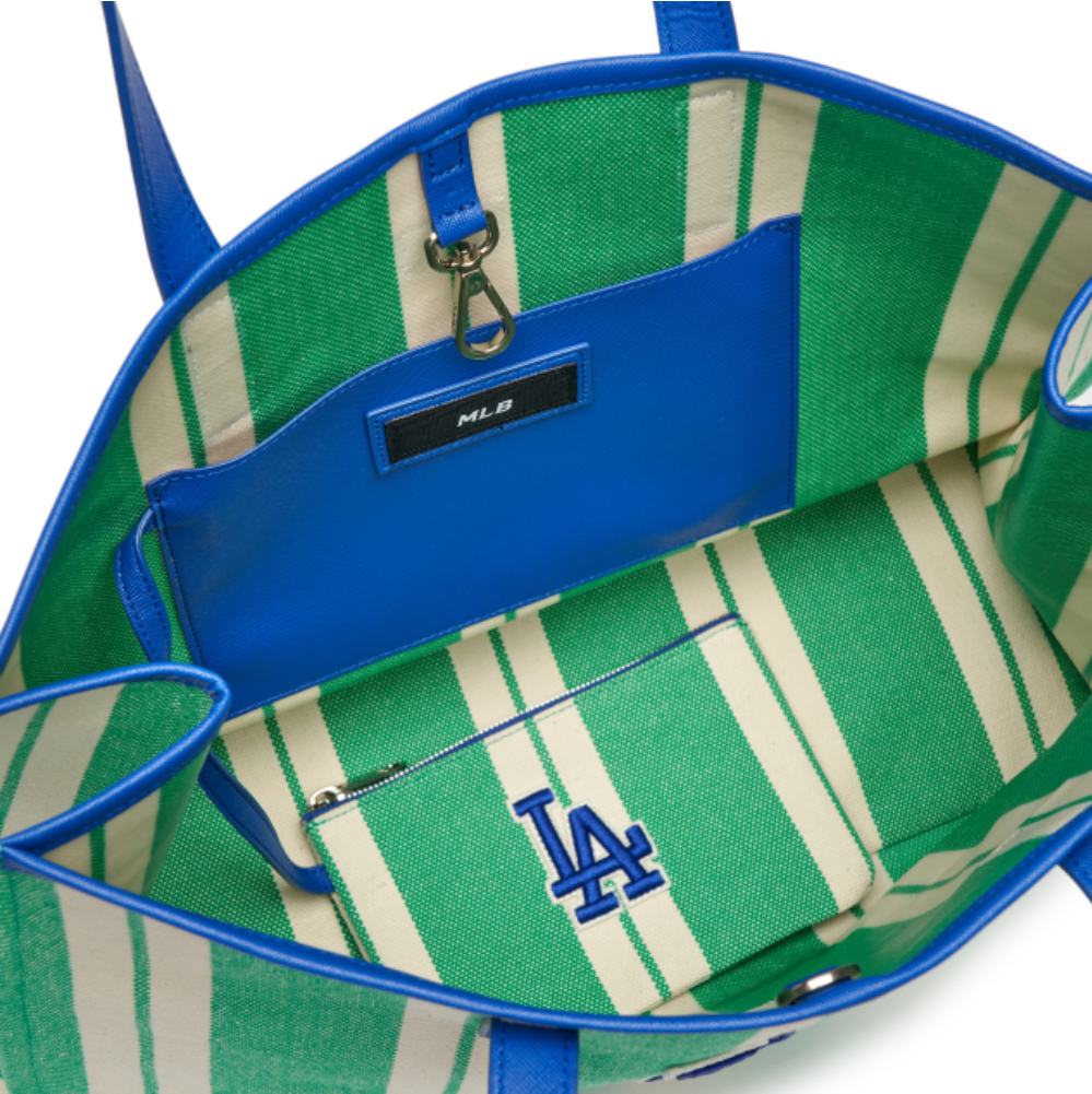  Túi MLB Korea - ETHNIC STRIPE TOTE BAG LA DODGERS - 3AORL0323-07MTS 