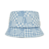  Nón Bucket MLB - CHECKERBOARD DENIM BUCKET HAT NEW YORK YANKEES - 3AHT8602N-50BLL 