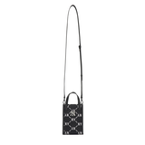  Túi MLB Korea - MONOGRAM DIAMOND JACQUARD MOBILE PHONE CROSS BAG NEW YORK YANKEES - 3ACRH012N-50BKS 