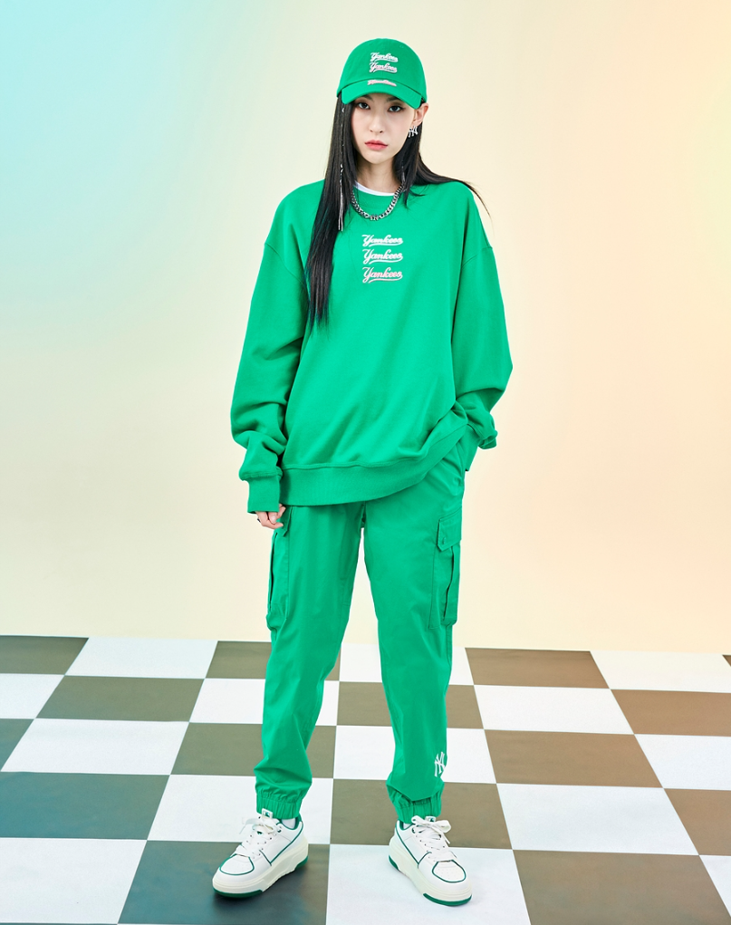  Giày MLB Korea - Chunky New York Yankees - 3ASXCA12N-50GNS 