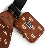  Túi Đeo Chéo MLB Korea - MONOGRAM HIP SACK NEW YORK YANKEES - 3AHSM012N-43BRD 