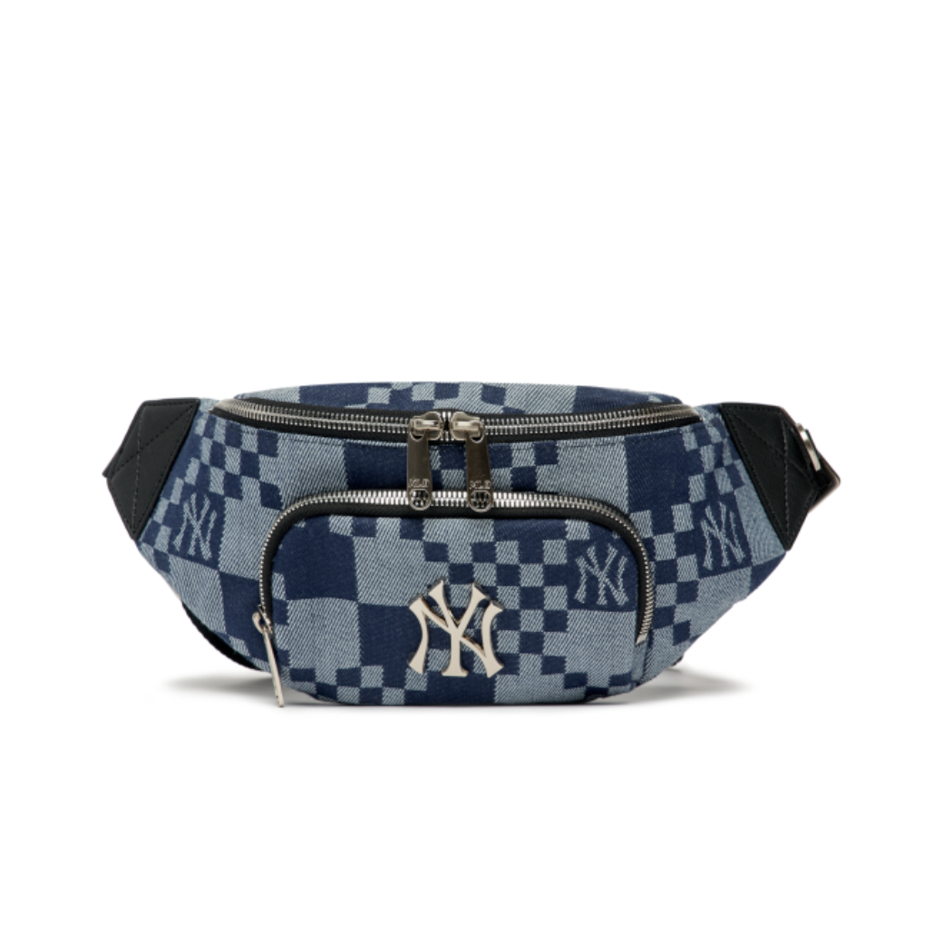  Túi Bao Tử MLB Korea - CHECKERBOARD JACQUARD HIP HOP NEW YORK YANKEES - 3AHSM082N-50NYD 