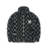  Áo Khoác Lông MLB - Classic Monogram Front Panel Pattern Fleece Jumper New York Yankees - 3AFDM0126-50BKS 