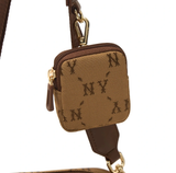  Túi MLB Korea [KIDS] - DIA MONO CAMERA BAG NEW YORK YANKEES BEIGE - 7ACRMDA4N-50BGS 