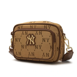  Túi MLB Korea [KIDS] - DIA MONO CAMERA BAG NEW YORK YANKEES BEIGE - 7ACRMDA4N-50BGS 