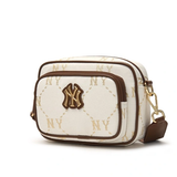  Túi MLB Korea [KIDS] - DIA MONO CAMERA BAG NEW YORK YANKEES WHITE - 7ACRMDA4-50BGM 