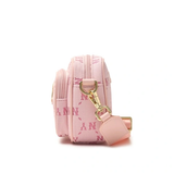  Túi MLB Korea [KIDS] - DIA MONO CAMERA BAG NEW YORK YANKEES PINK - 7ACRMDA4-50PKL 