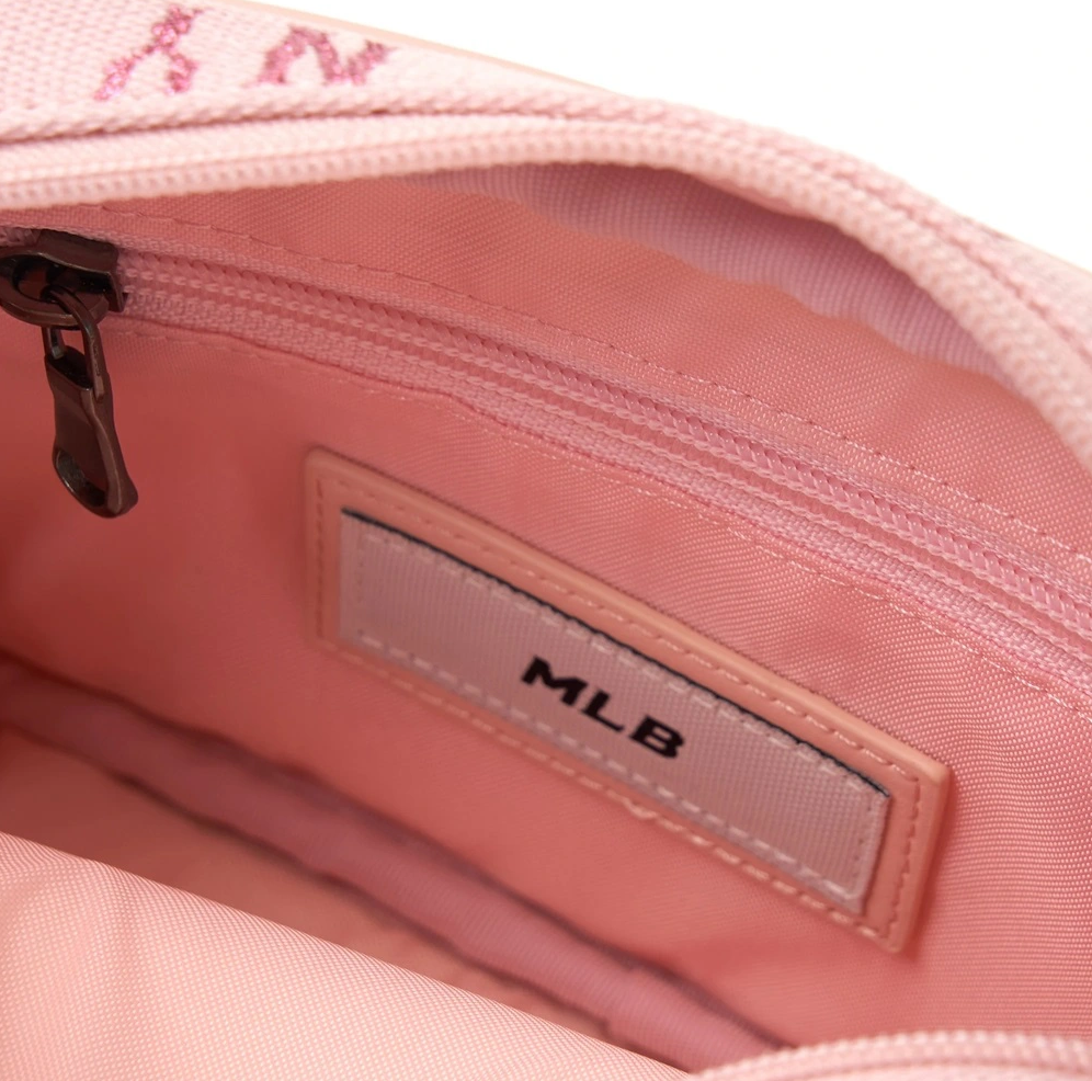  Túi MLB Korea [KIDS] - DIA MONO CAMERA BAG NEW YORK YANKEES PINK - 7ACRMDA4-50PKL 