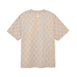  Áo thun MLB - CLASSIC MONOGRAM FRONT PANEL PATTERN SHORT SLEEVE BOSTON RED SOX L.SAND - 3ATSM1133-43SAL 