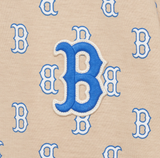  Áo thun MLB - CLASSIC MONOGRAM FRONT PANEL PATTERN SHORT SLEEVE BOSTON RED SOX L.SAND - 3ATSM1133-43SAL 