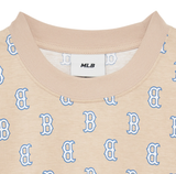  Áo thun MLB - CLASSIC MONOGRAM FRONT PANEL PATTERN SHORT SLEEVE BOSTON RED SOX L.SAND - 3ATSM1133-43SAL 