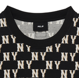  Áo thun MLB - CLASSIC MONOGRAM FRONT PANEL PATTERN SHORT SLEEVE NEWYORK YANKEES BLACK - 3ATSM1133-50BKS 