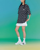  Áo thun MLB - CLASSIC MONOGRAM FRONT PANEL PATTERN SHORT SLEEVE NEWYORK YANKEES BLACK - 3ATSM1133-50BKS 