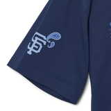  Áo thun MLB - PAISLEY BIG LOGO ONE POINT SHORT SLEEVE T-SHIRT SAN FRANCISCO GIANT - 3ATSI0133-07SBL 