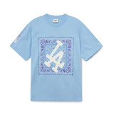  Áo thun MLB - PAISLEY BIG LOGO ONE POINT SHORT SLEEVE T-SHIRT LA DODGERS - 3ATSI0133-07SBL 