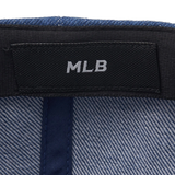  Nón MLB - Culsive Lettering Denim Color Block Unstructured Ball Cap LA Dodgers Indigo - 3ACPVD24N-07INS 