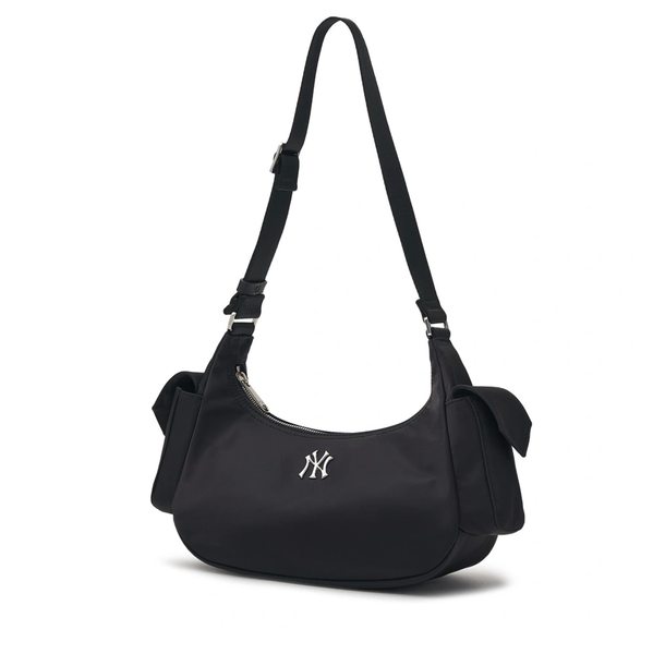  Túi MLB Korea - BASIC NYLON POCKET HOBO BAG NEW YORK YANKEES - 3ABQM044N-50BKS 